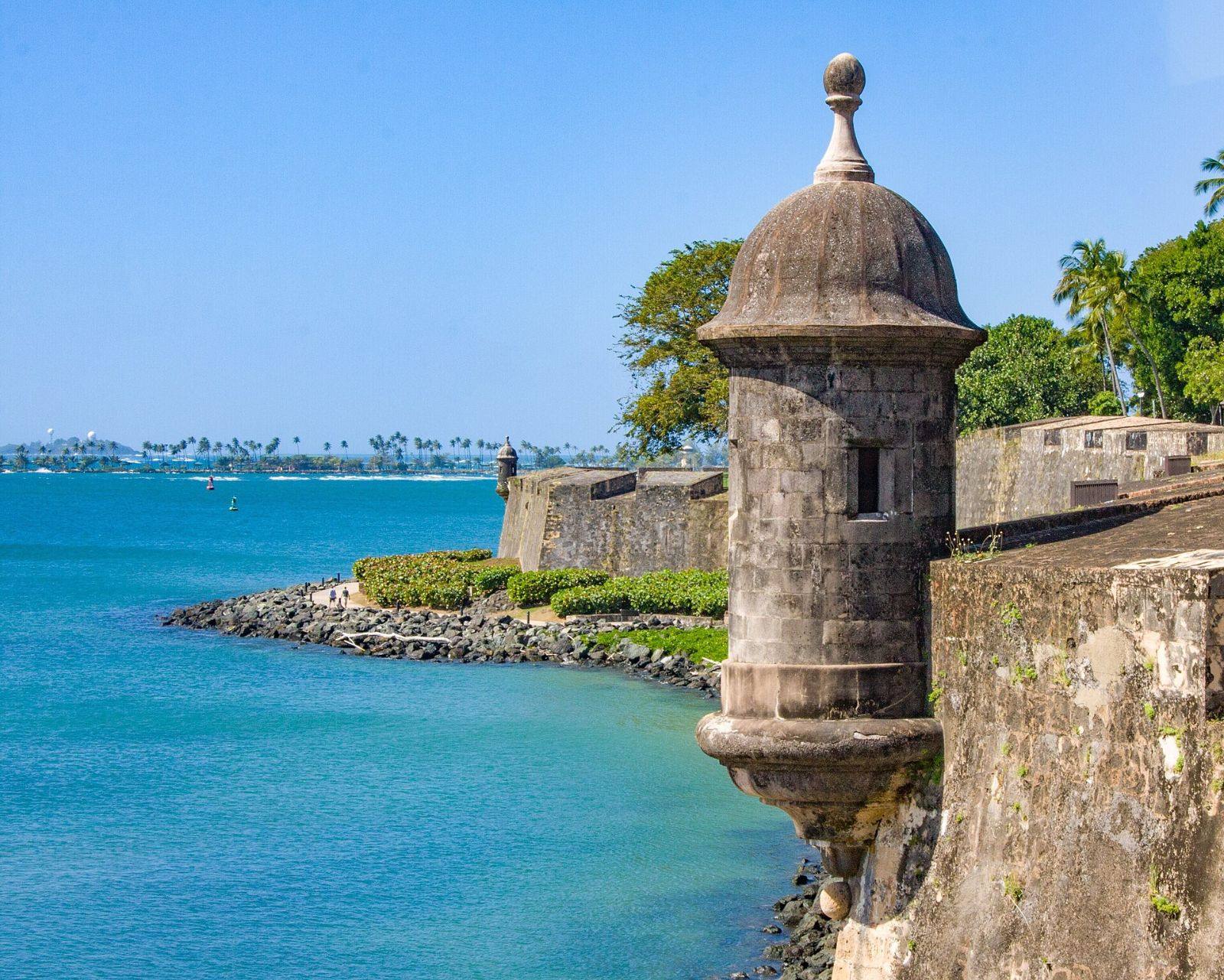 The walls of El Morro
